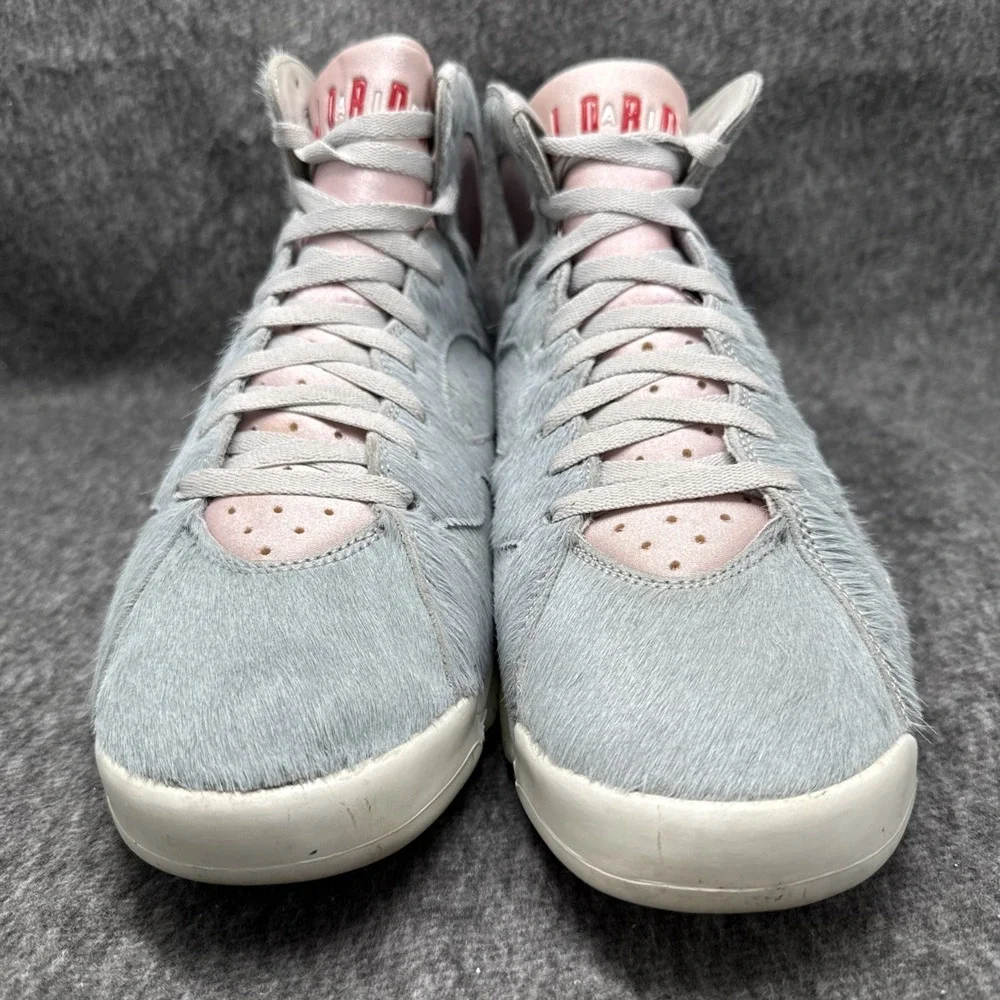 Air Jordan 7 Retro Hare 2.0 CT8528-002 Mens Size 13 Grey Pink Basketball Shoes